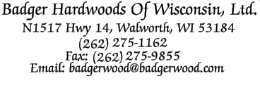 Badger Hardwoods' Address